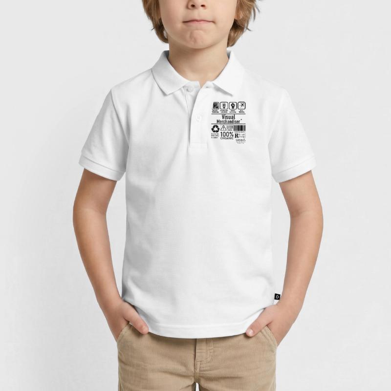 Visual Merchandiser multi tasking problem solving Kids’ Premium Organic Poloshirt