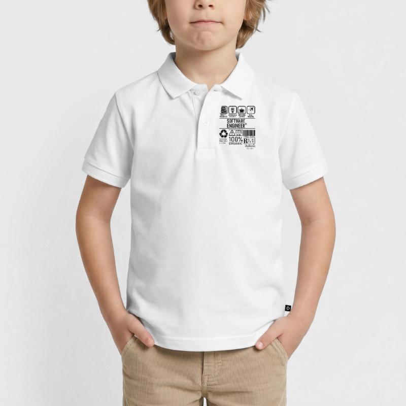 Software Engineer multi tasking problem solving Kids’ Premium Organic Poloshirt