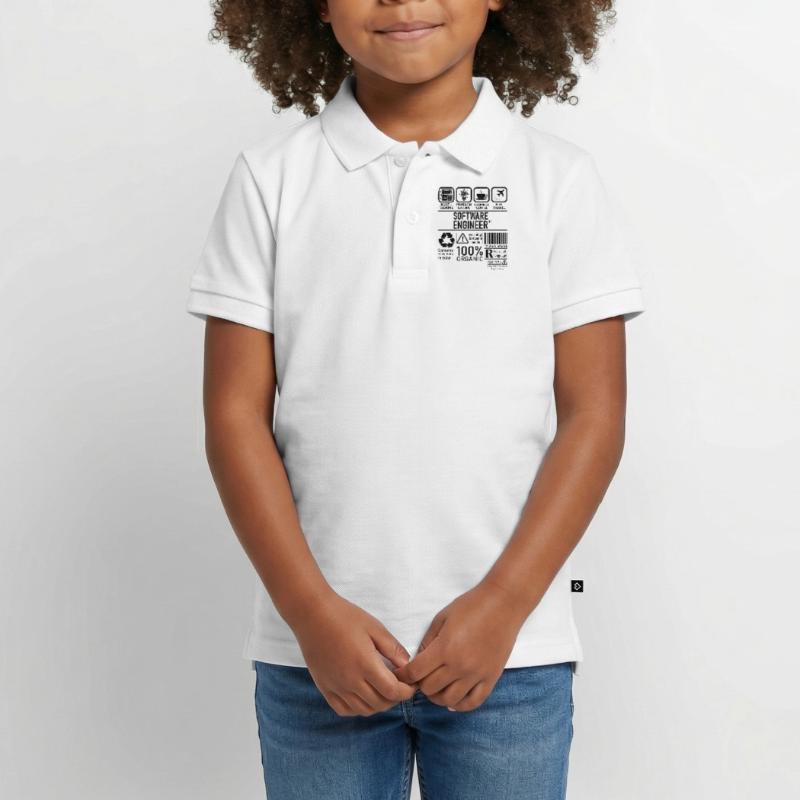 Software Engineer multi tasking problem solving Kids’ Premium Organic Poloshirt