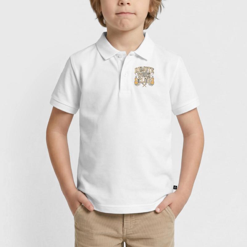Remote Work Club Web Developer Remote Developer Kinder Premium Organic Poloshirt