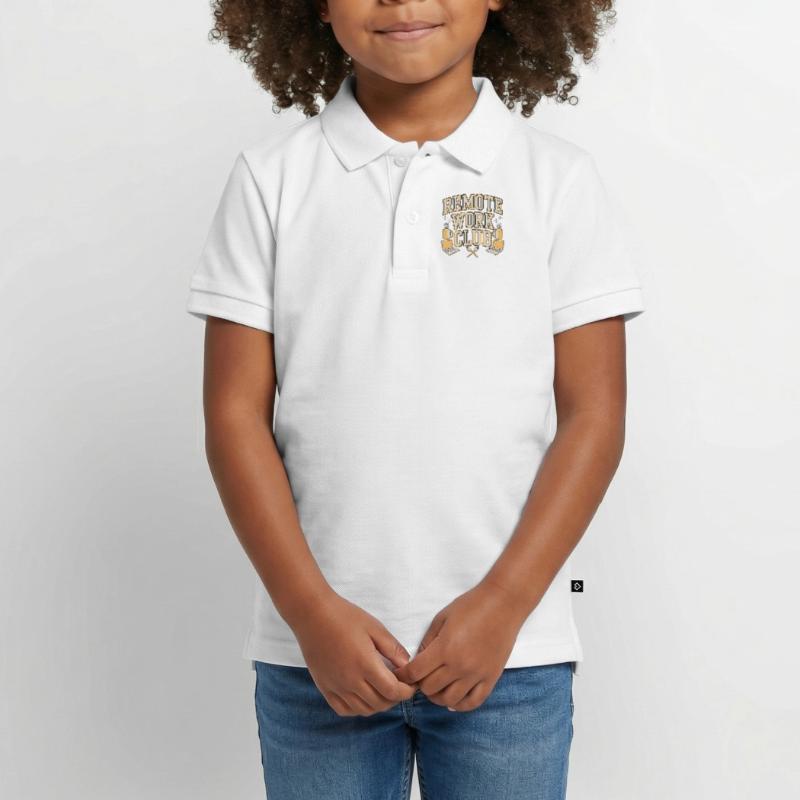 Remote Work Club Web Developer Remote Developer Kinder Premium Organic Poloshirt