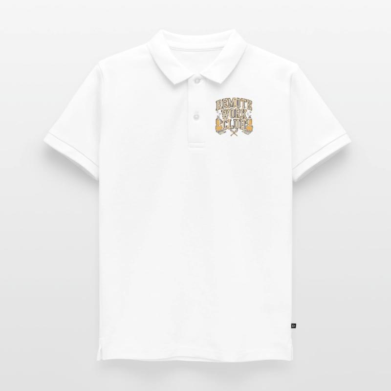 Remote Work Club Web Developer Remote Developer Kinder Premium Organic Poloshirt