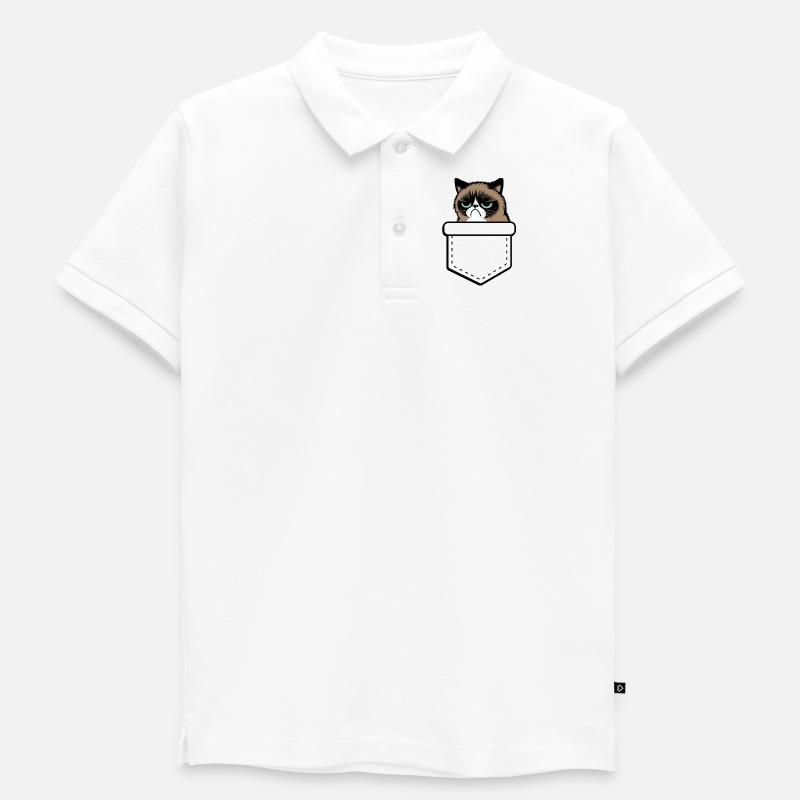 grumpy - Kinder Premium Organic Poloshirt - Weiß