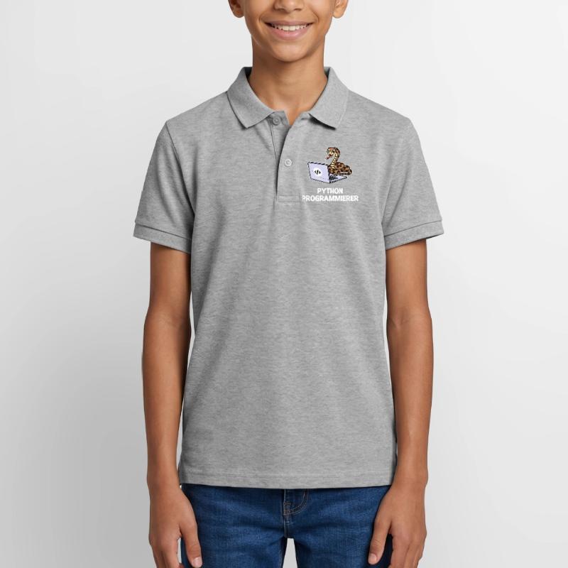 Developer Coden Statement Computer Programmierer Teenager Premium Organic Poloshirt