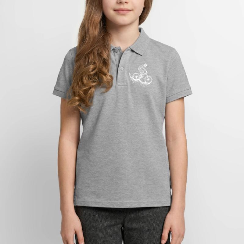 Dessin VTT Polo adolescent bio premium