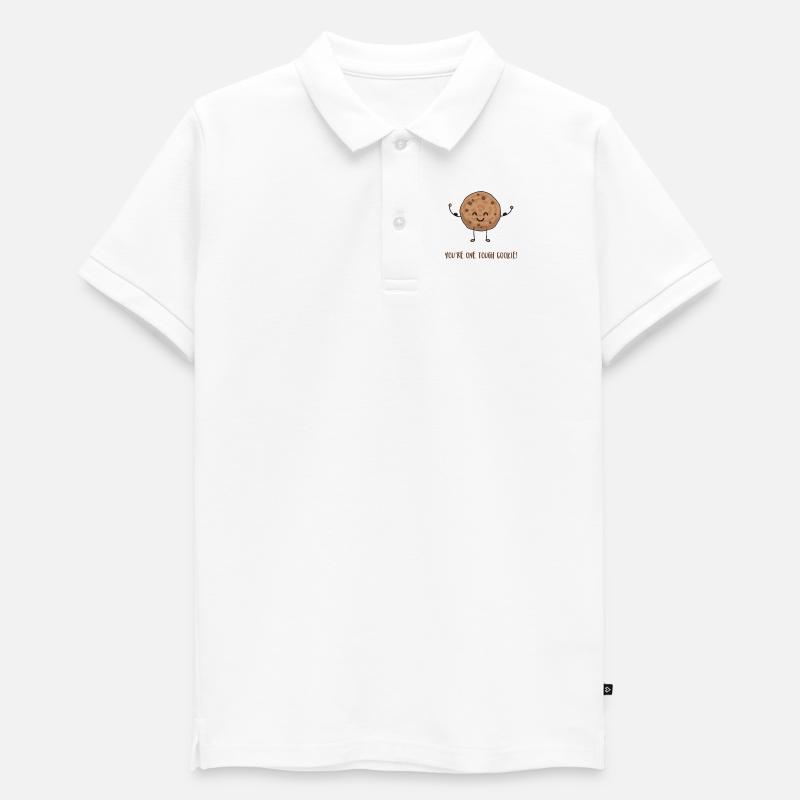 Biscuit - Polo adolescent bio premium - blanc