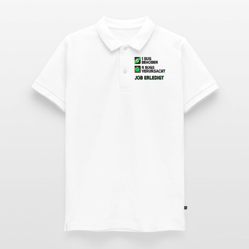 Open Source Bugfixing Bugs Developer Programmier Teenager Premium Organic Poloshirt