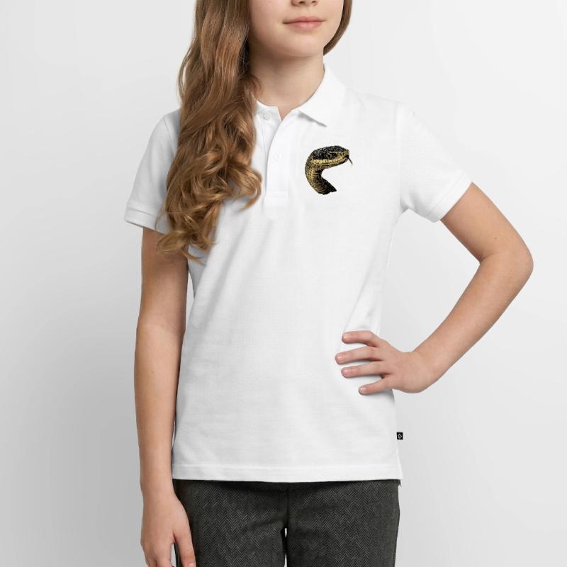 Serpent Python Cobra Mamba Serpent à sonnettes Serpent Polo adolescent bio premium