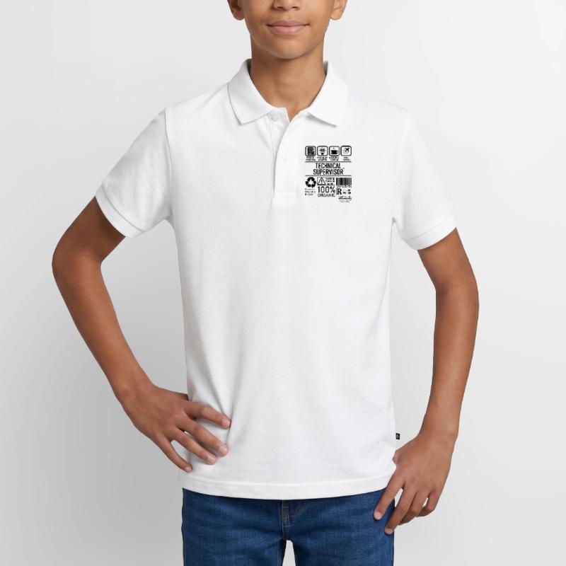 Technical Supervisor multi tasking problem solving Teens' Premium Organic Poloshirt
