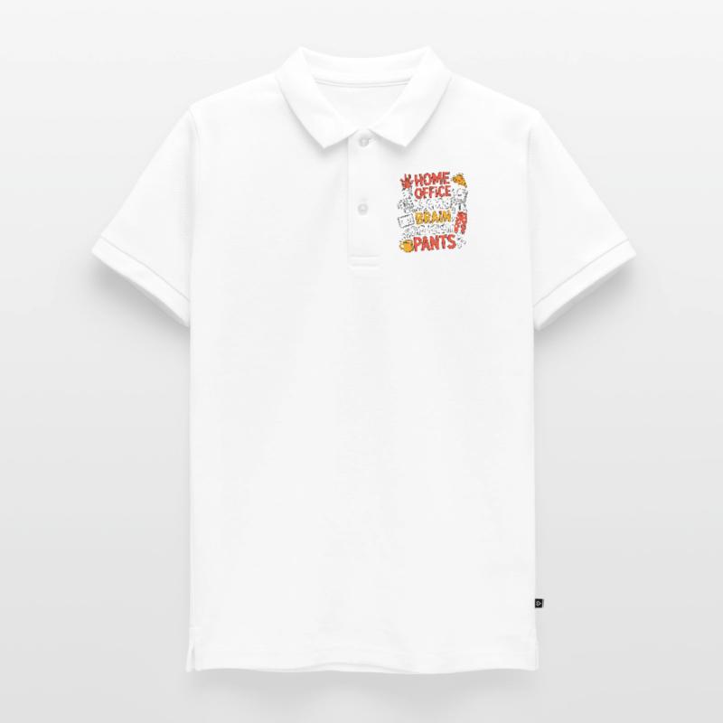 Remote Developer Home Office Same Web Developer Teenager Premium Organic Poloshirt