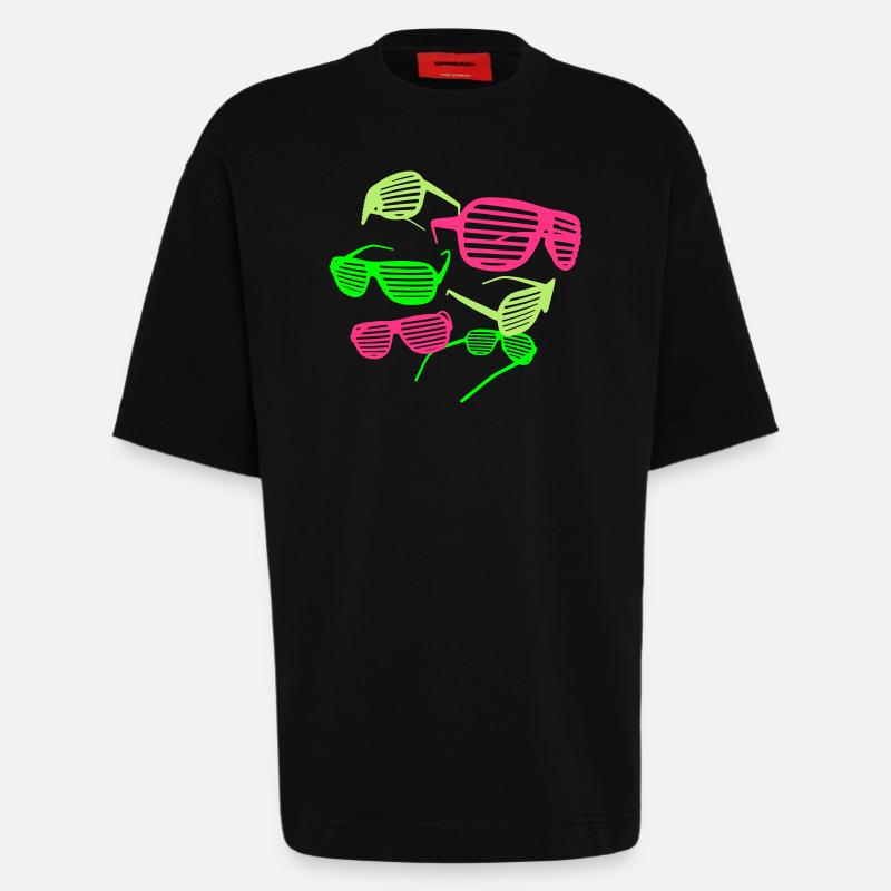 Shutter Shades - Heavyweight T-Shirt - made by SPREAD  - SOLID BLACK