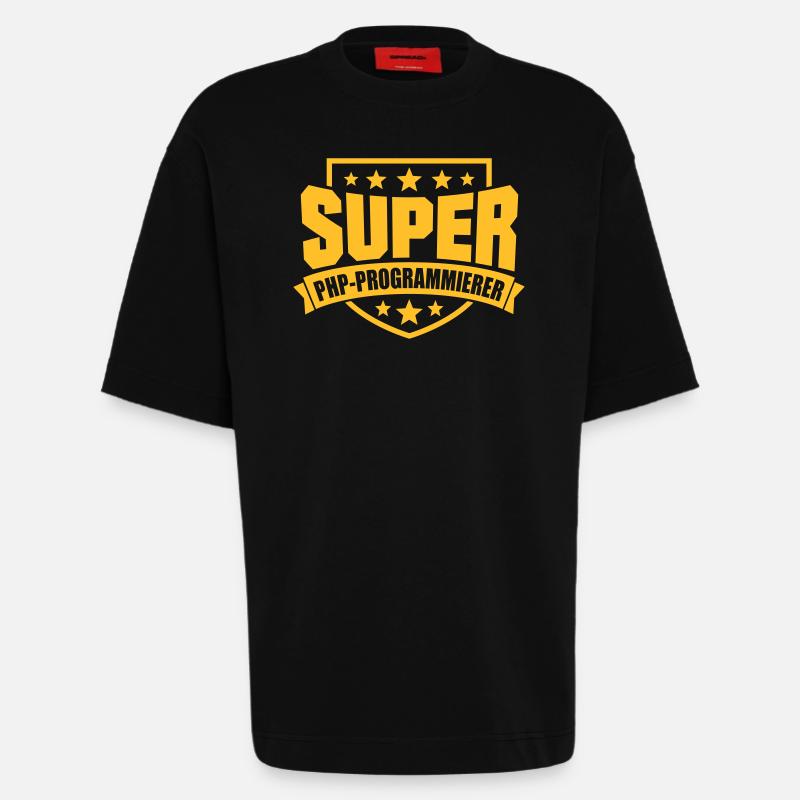 Super PHP-Programmierer - Heavyweight T-Shirt - made by SPREAD  - SOLID BLACK