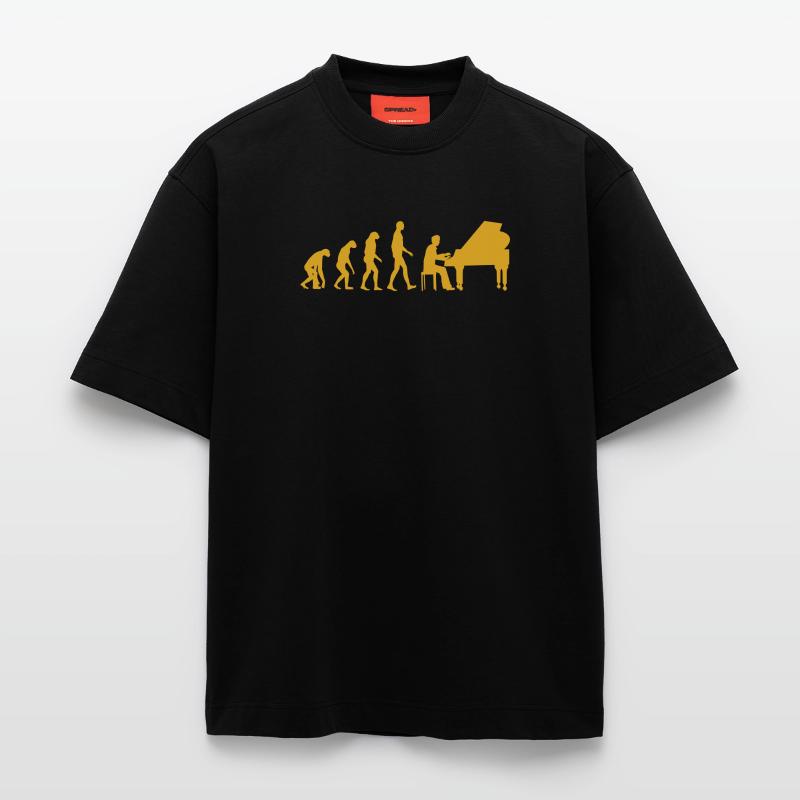 piano evolution Heavyweight T-Shirt - made by SPREAD 