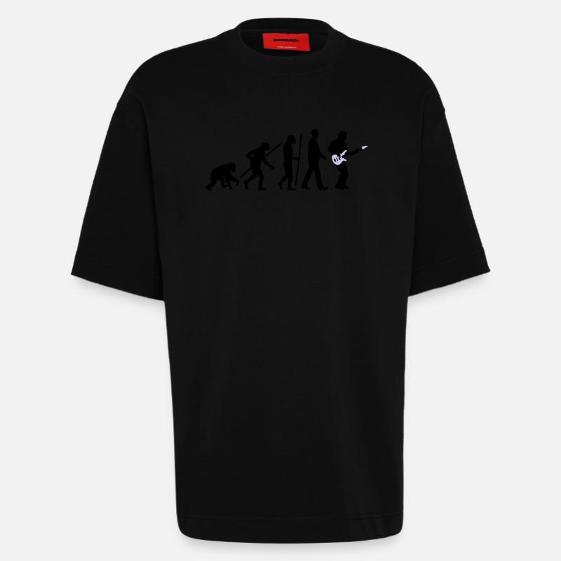 Evolution Basser 11_2017 - Heavyweight T-Shirt - made by SPREAD  - SOLID BLACK