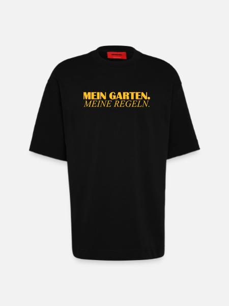 mein garten - Heavyweight T-Shirt - made by SPREAD - SOLID BLACK