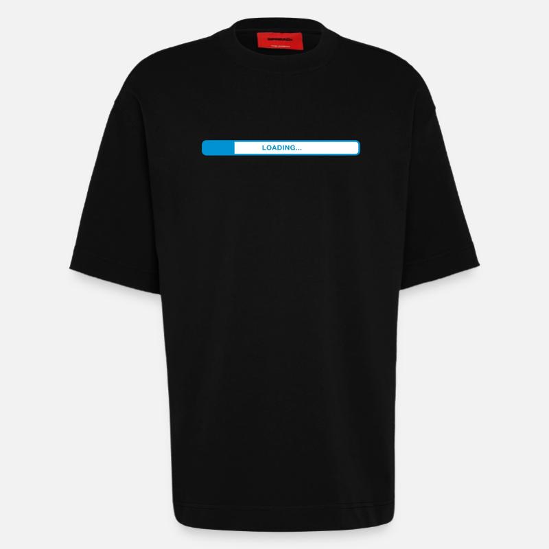 Loading bar - Heavyweight T-Shirt - made by SPREAD - SOLID BLACK