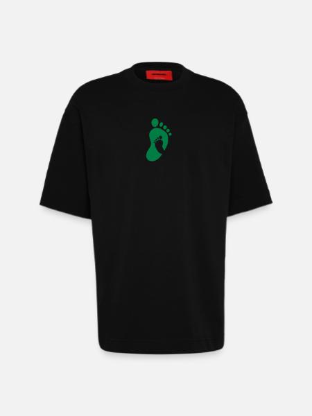 baby footsteps - Heavyweight T-Shirt - made by SPREAD  - SOLID BLACK