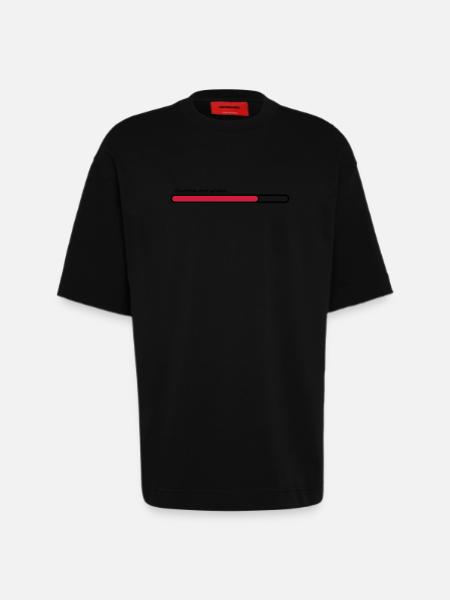 checklist - Heavyweight T-Shirt - made by SPREAD  - SOLID BLACK