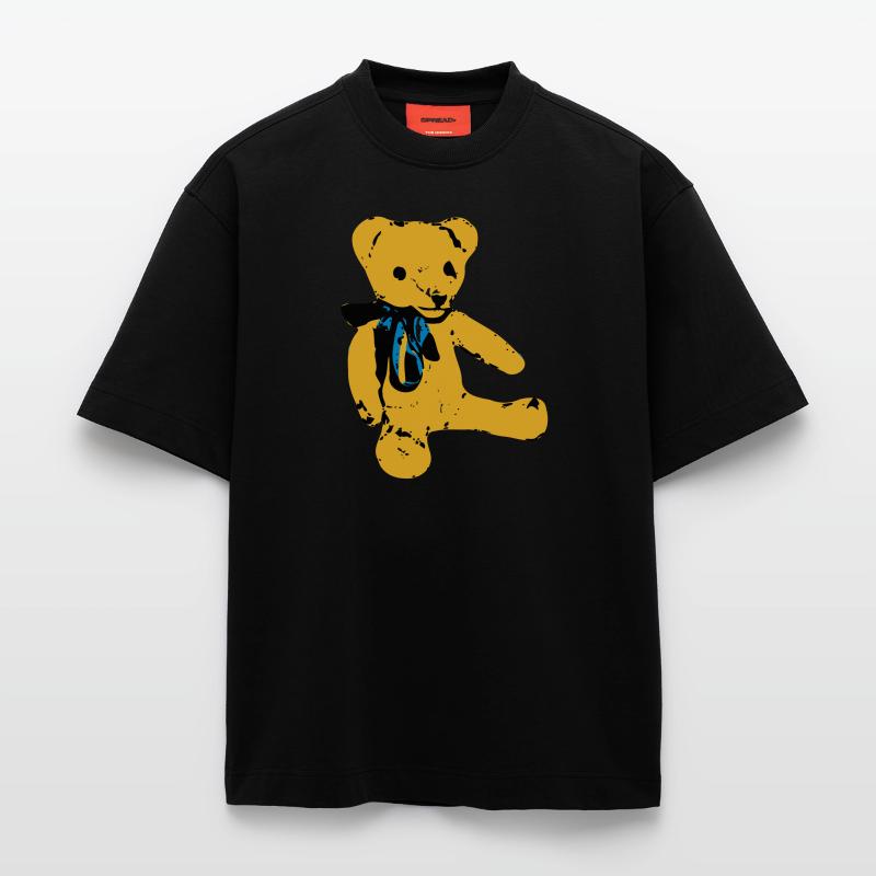 Teddy Bear T-shirt bio épais oversize fabriqué en UE