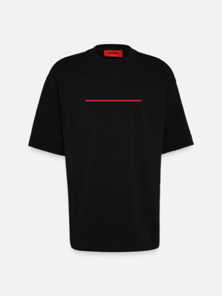 stroke - Heavyweight T-Shirt - made by SPREAD  - SOLID BLACK