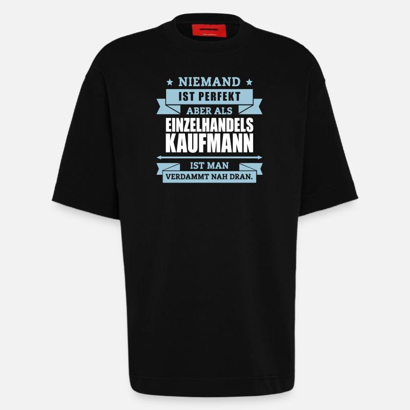 Fun Einzelhandelskaufmann - Heavyweight T-Shirt - made by SPREAD  - SOLID BLACK