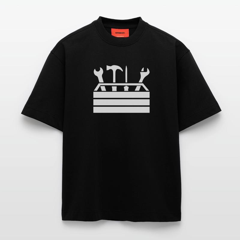 Tools Workshop Toolbox 1 Heavyweight T-Shirt - made by SPREAD 