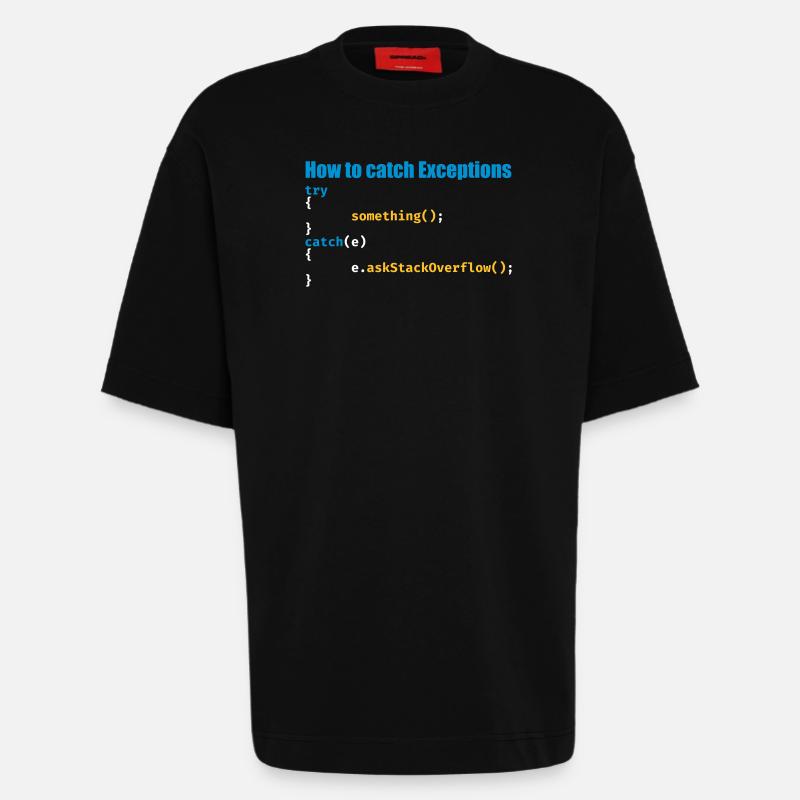 Programmierer, Software, Informatik, Developer - Heavyweight T-Shirt - made by SPREAD  - SOLID BLACK