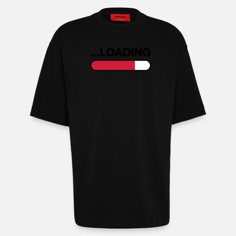 loading - Heavyweight T-Shirt - made by SPREAD  - SOLID BLACK