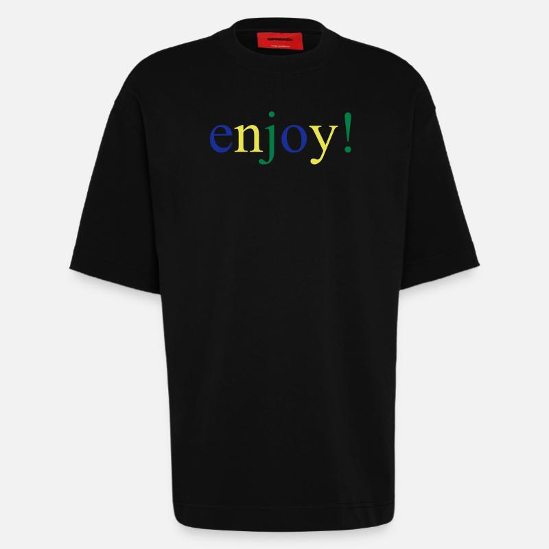 Spass - Heavyweight T-Shirt - made by SPREAD  - SOLID BLACK