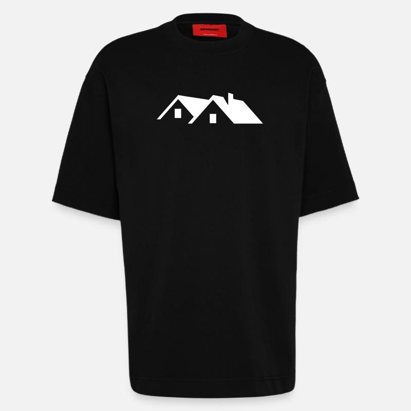 Dach - Heavyweight T-Shirt - made by SPREAD  - SOLID BLACK
