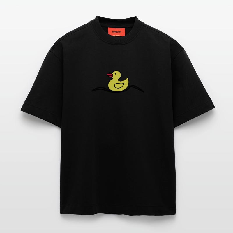 Canard, bien, quelque chose de bon T-shirt bio épais oversize fabriqué en UE