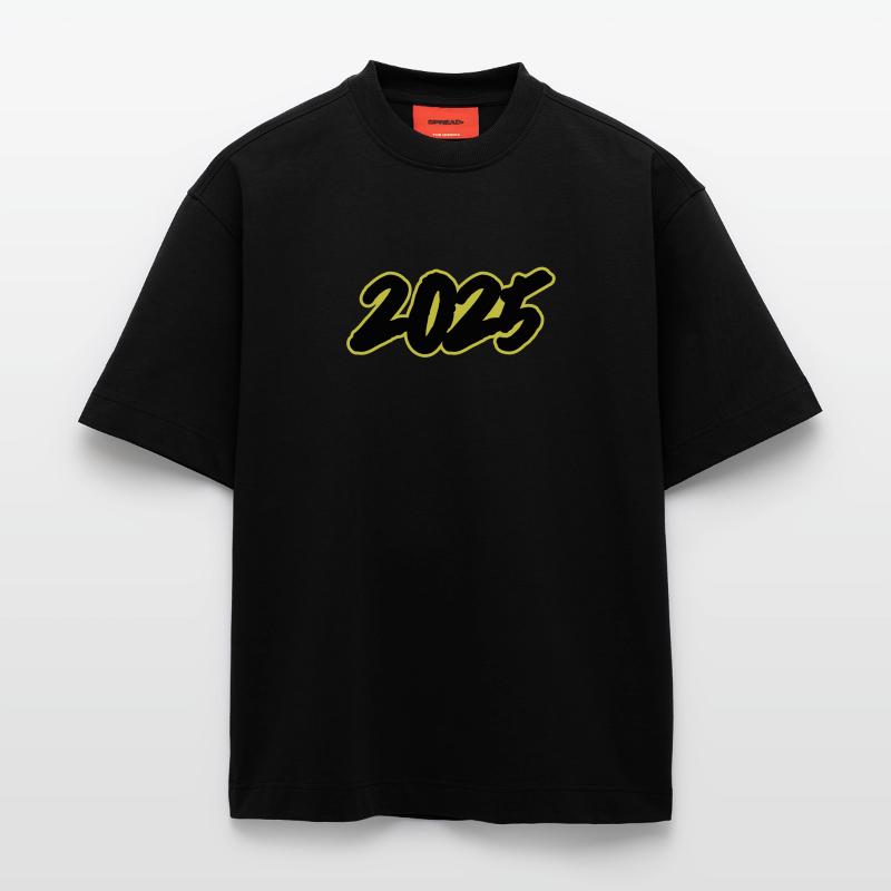 Année T-shirt bio épais oversize fabriqué en UE