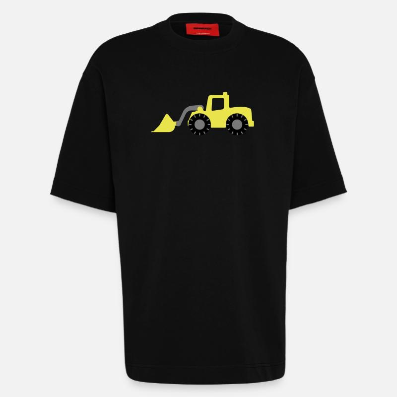 bagger - Heavyweight T-Shirt - made by SPREAD  - SOLID BLACK