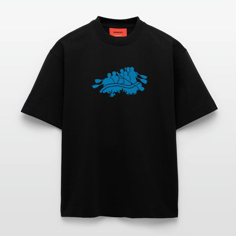 Rafting T-shirt bio épais oversize fabriqué en UE