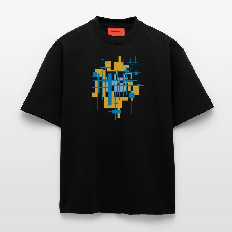 Abstract - Vector Heavyweight T-Shirt - made by SPREAD 