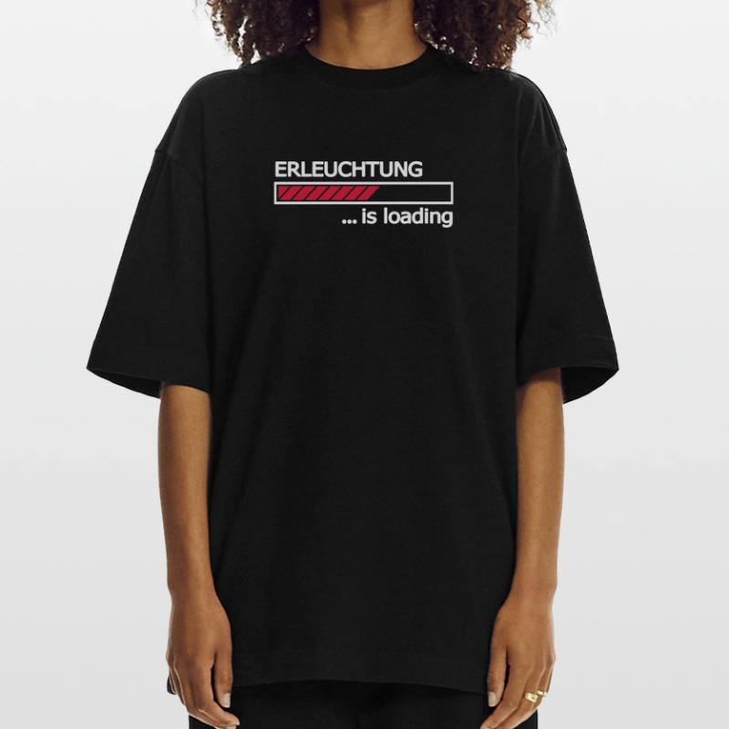 Enlightenment is loading progress bar Loading Bar Heavyweight T-Shirt - made by SPREAD 