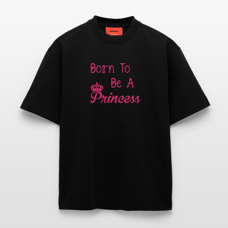 Princess T-shirt bio épais oversize fabriqué en UE