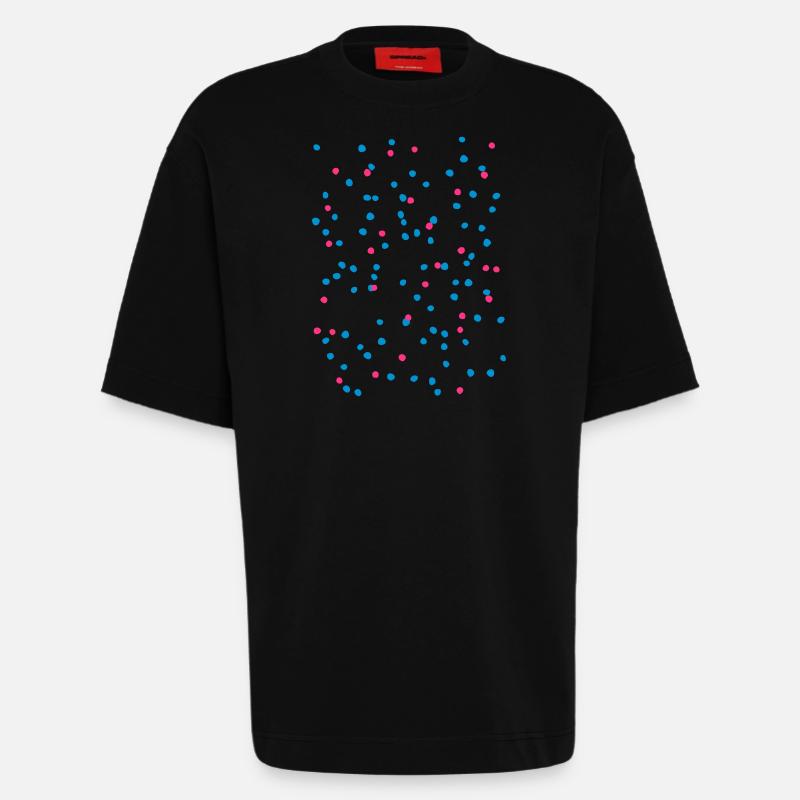 Konfetti - Heavyweight T-Shirt - made by SPREAD  - SOLID BLACK