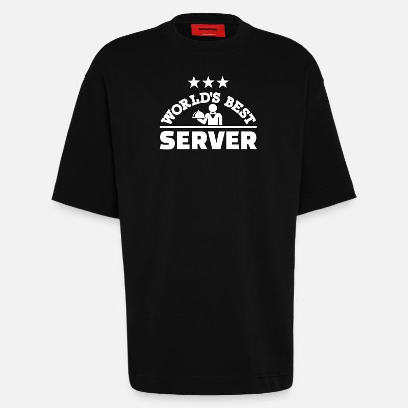 Kellner - Heavyweight T-Shirt - made by SPREAD  - SOLID BLACK