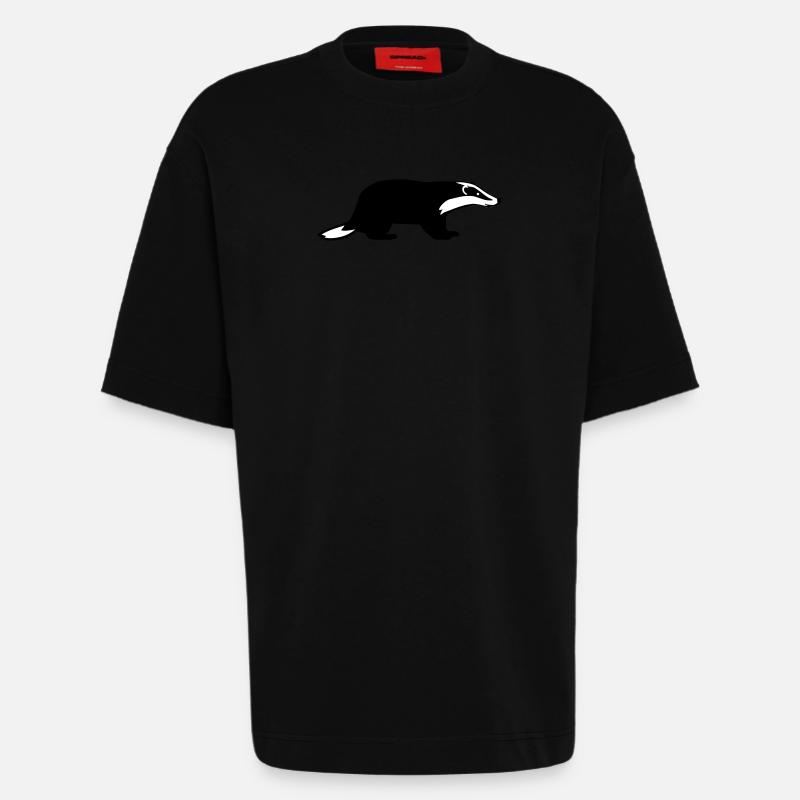 Dachs - Heavyweight T-Shirt - made by SPREAD  - SOLID BLACK