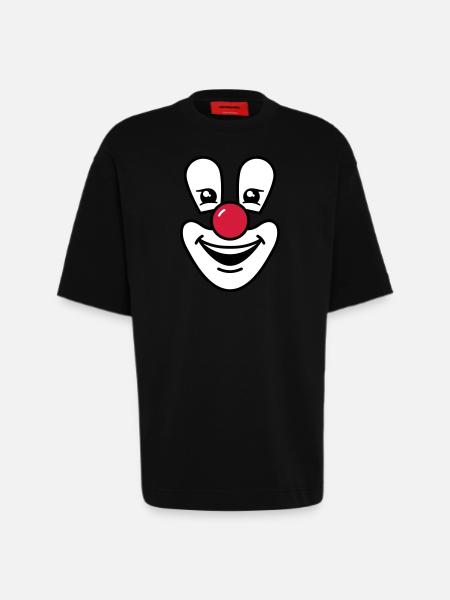 Clown - Heavyweight T-Shirt - made by SPREAD - SOLID BLACK