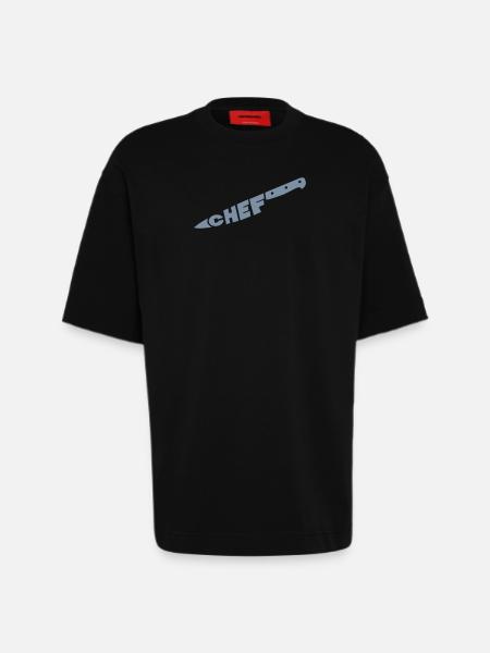 chef couteau - Heavyweight T-Shirt - made by SPREAD - SOLID BLACK