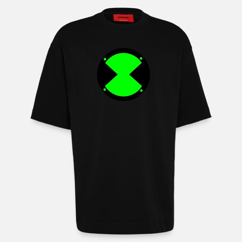 Sehen Ben Ten - Heavyweight T-Shirt - made by SPREAD  - SOLID BLACK