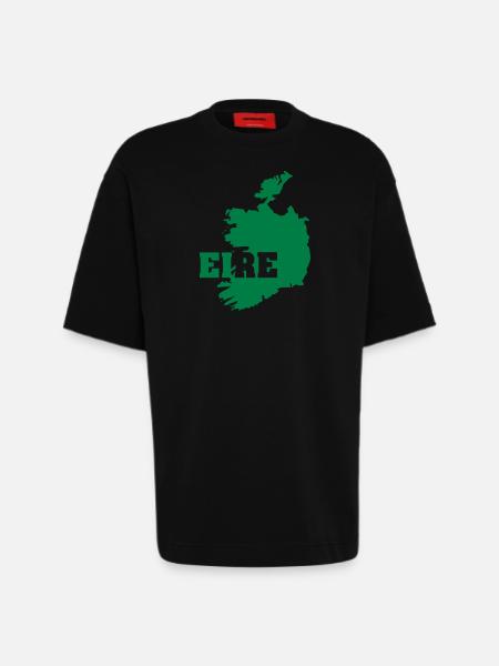 Eire (ID: 002004) - Heavyweight T-Shirt - made by SPREAD  - SOLID BLACK