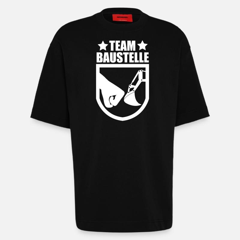Bagger - Heavyweight T-Shirt - made by SPREAD - SOLID BLACK