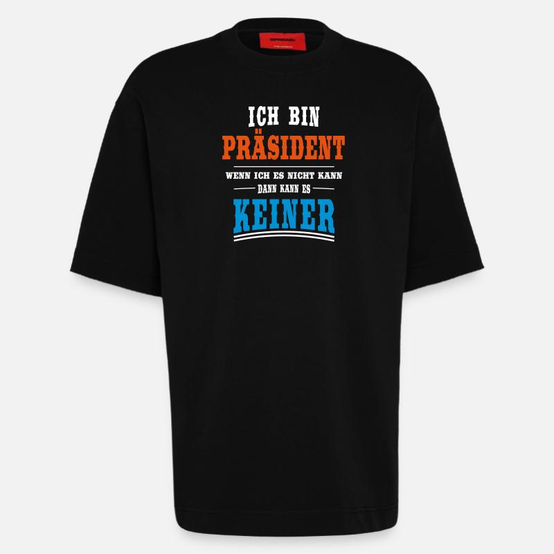 Präsident Beruf - Heavyweight T-Shirt - made by SPREAD  - SOLID BLACK