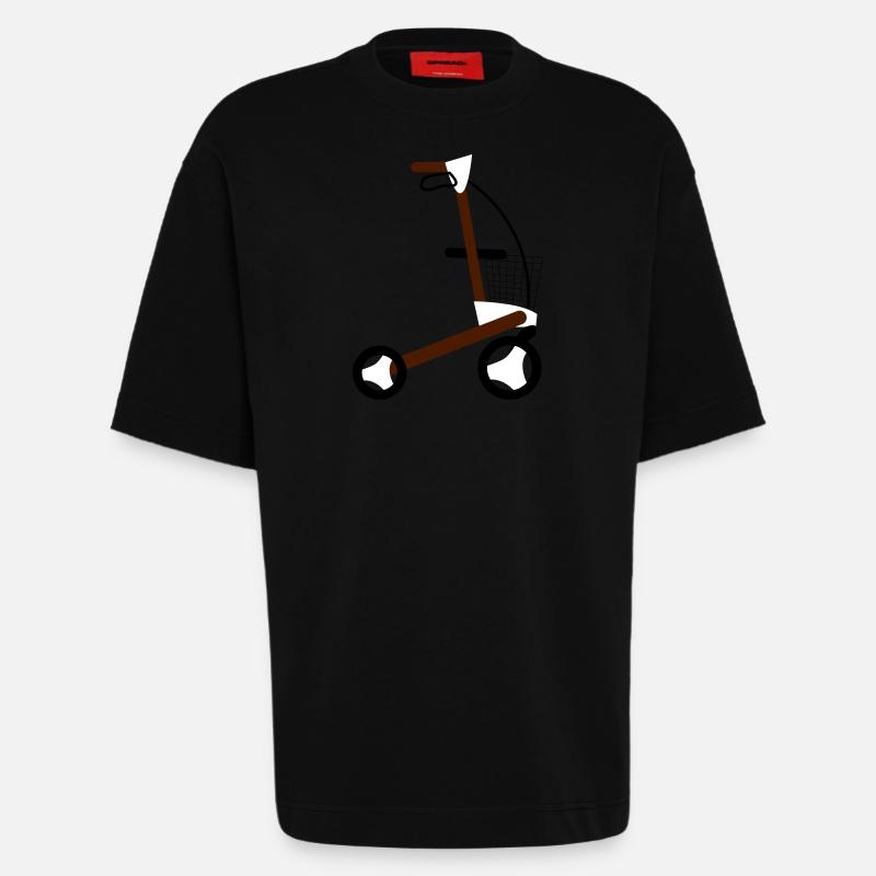 rollator - Heavyweight T-Shirt - made by SPREAD  - SOLID BLACK