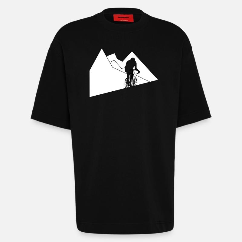 Kletterer - Heavyweight T-Shirt - made by SPREAD  - SOLID BLACK