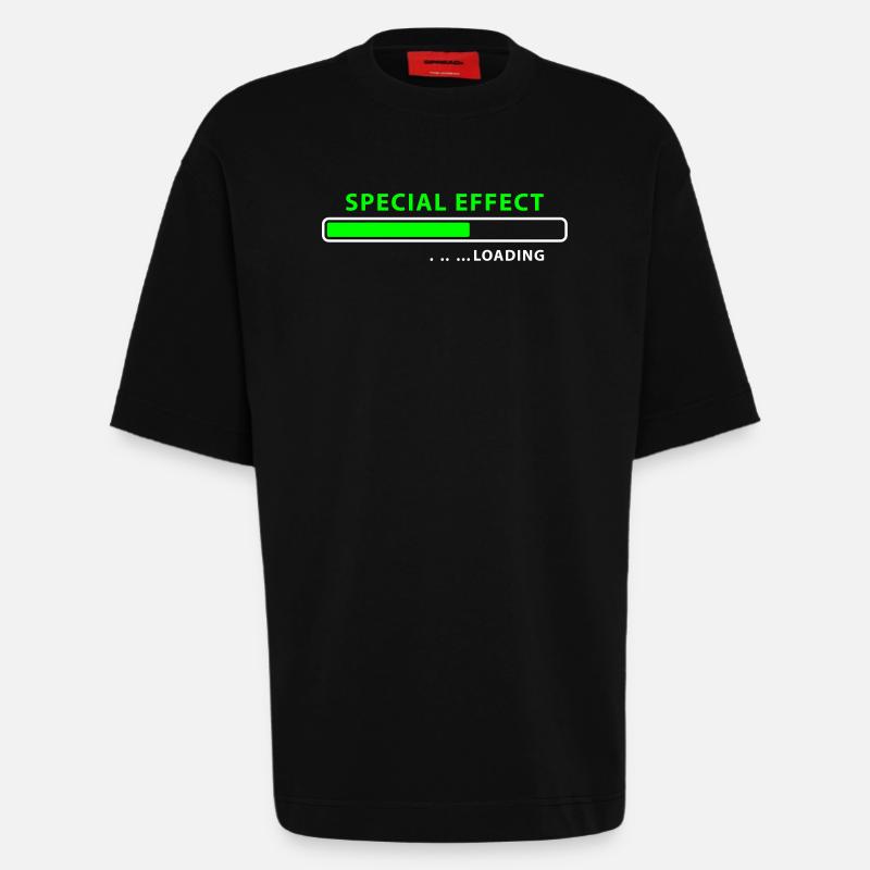 loading Special Effect - be patient - Heavyweight T-Shirt - made by SPREAD  - SOLID BLACK