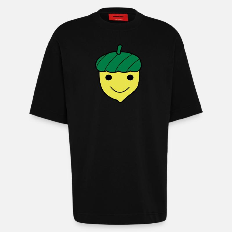 Blije Eikel - Heavyweight T-Shirt - made by SPREAD  - SOLID BLACK